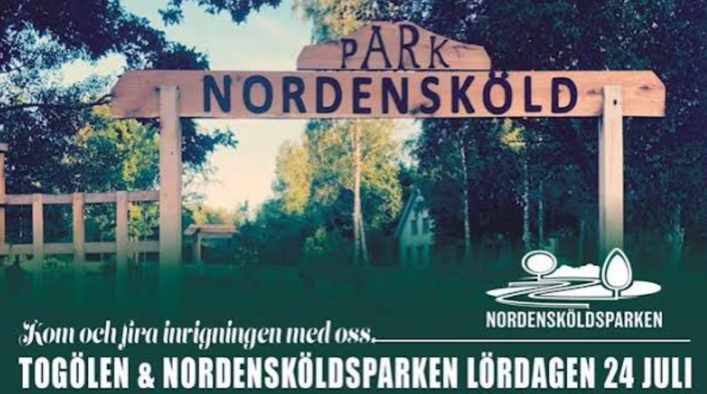 Invigning av Togölen och Nordensköldsparken