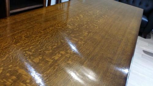 300 year old oak table that needed serious repair and refinishing