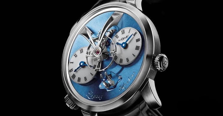 MB F LM1 Legacy Machine N 1 Limited Edition Platinum Blue Dial Watch Antique Watchmaking Meets MB F To Create Blue Magic WristReview Featuring Watch Reviews Critiques Reports News