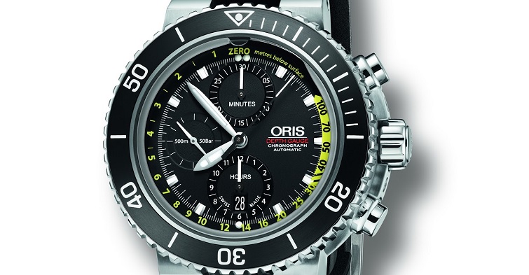 Oris Aquis Depth Guage Chronograph Watch – WristReview.com – Featuring ...