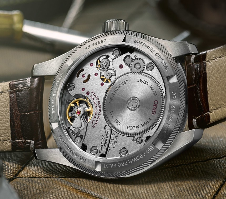 Oris big crown movement clearance