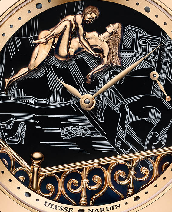 Ulysse Nardin Hourstriker Erotica Jarretiere Watch WristReview Featuring Watch Reviews Critiques Reports News