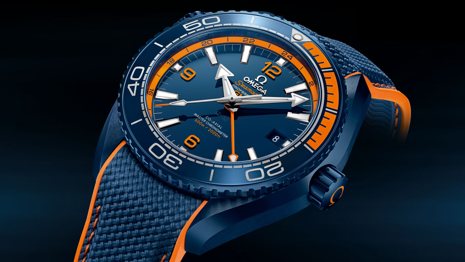 Omega seamaster planet ocean big blue deals