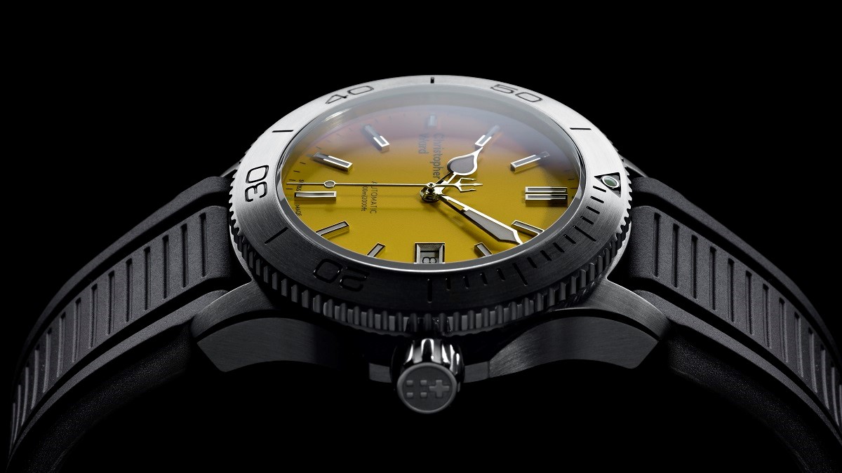 Christopher Ward C60 Trident 316L Limited Edition Yellow Dive