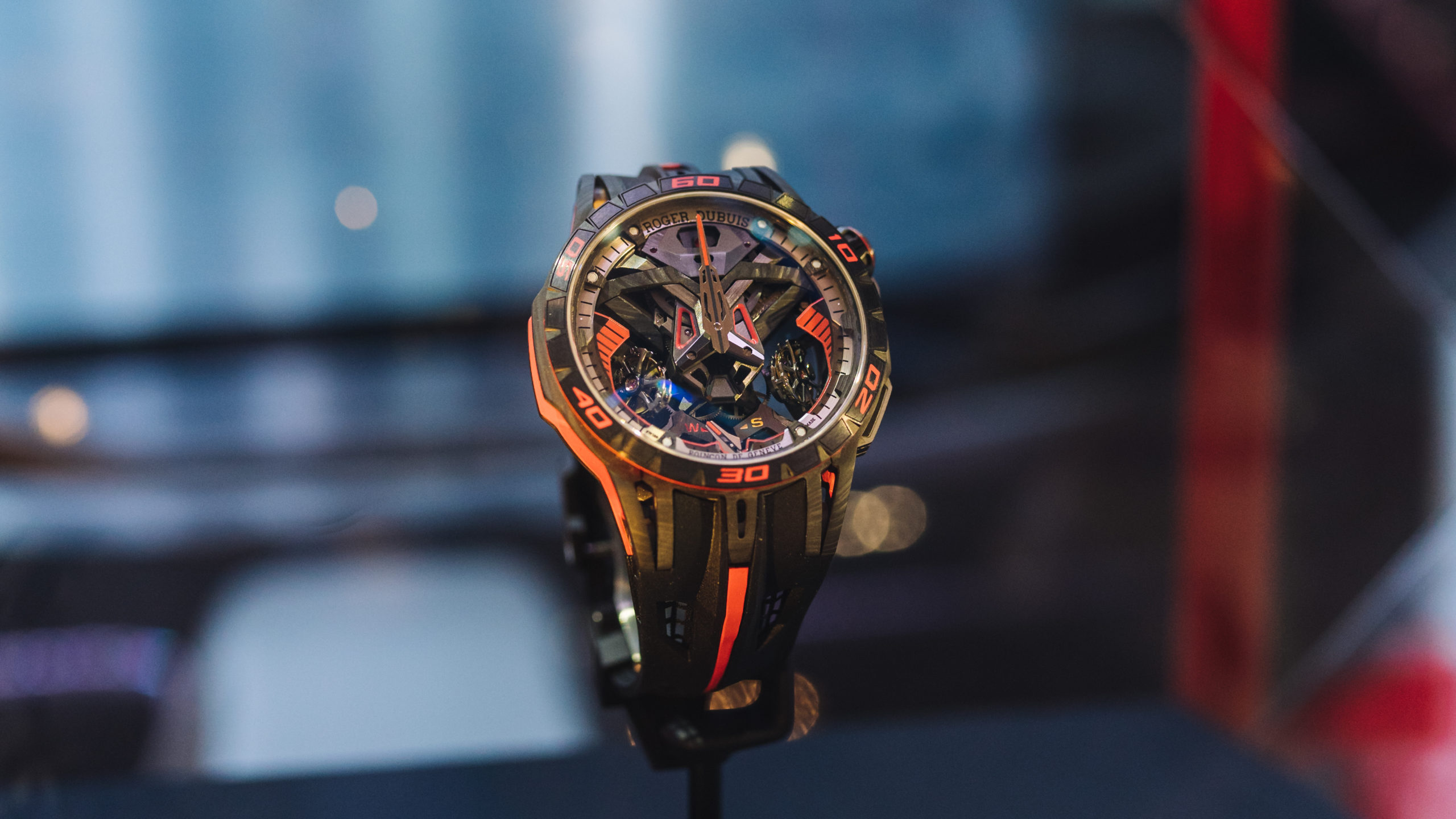 SIHH 2019 Roger Dubuis Excalibur One off Watch Live Pics WristReview Featuring Watch Reviews Critiques Reports News