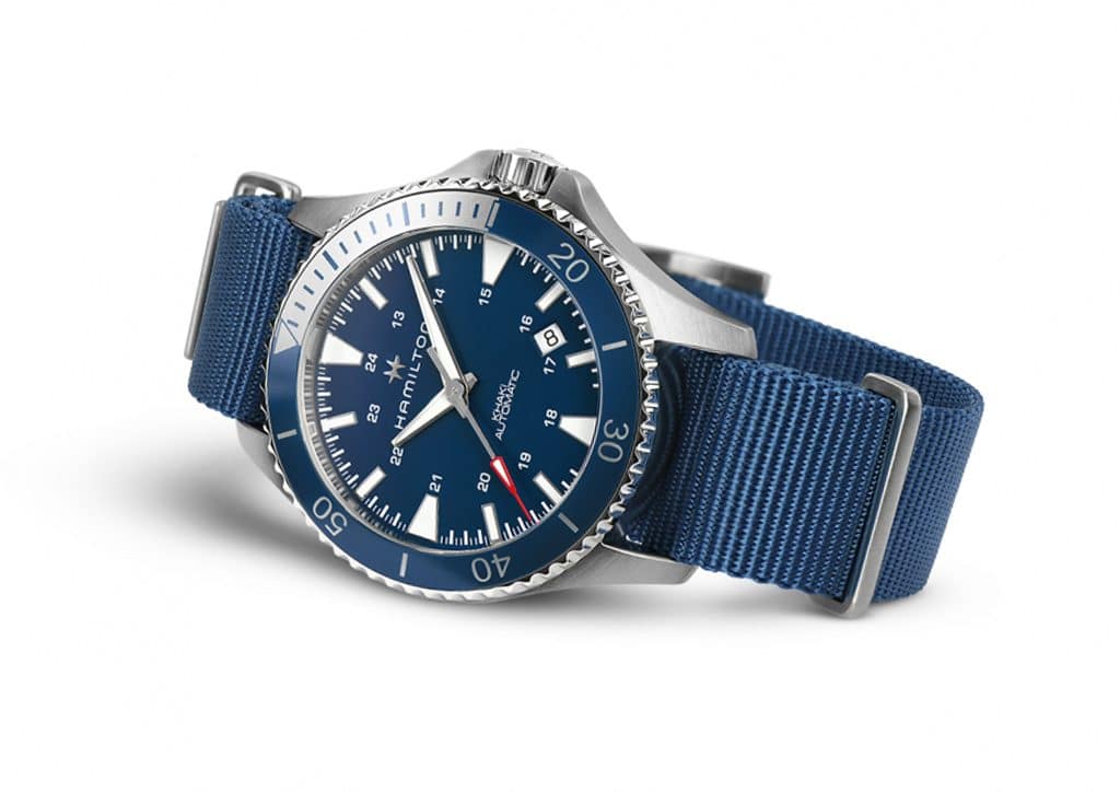 Hamilton Khaki Navy Scuba Blue White Watch WristReview Featuring Watch Reviews Critiques Reports News