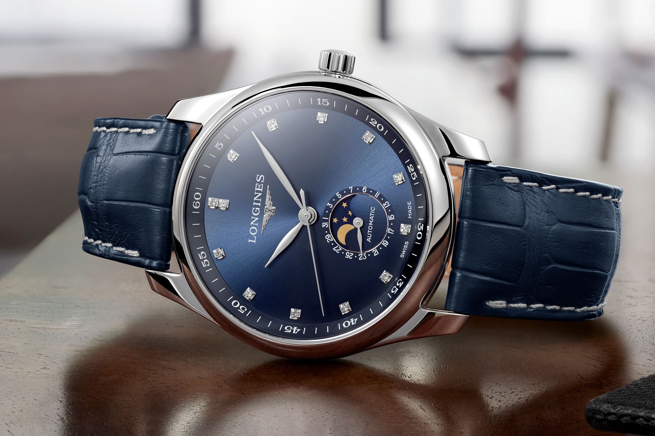 Longines Master Moonphase Watch Collection WristReview Featuring Watch Reviews Critiques Reports News