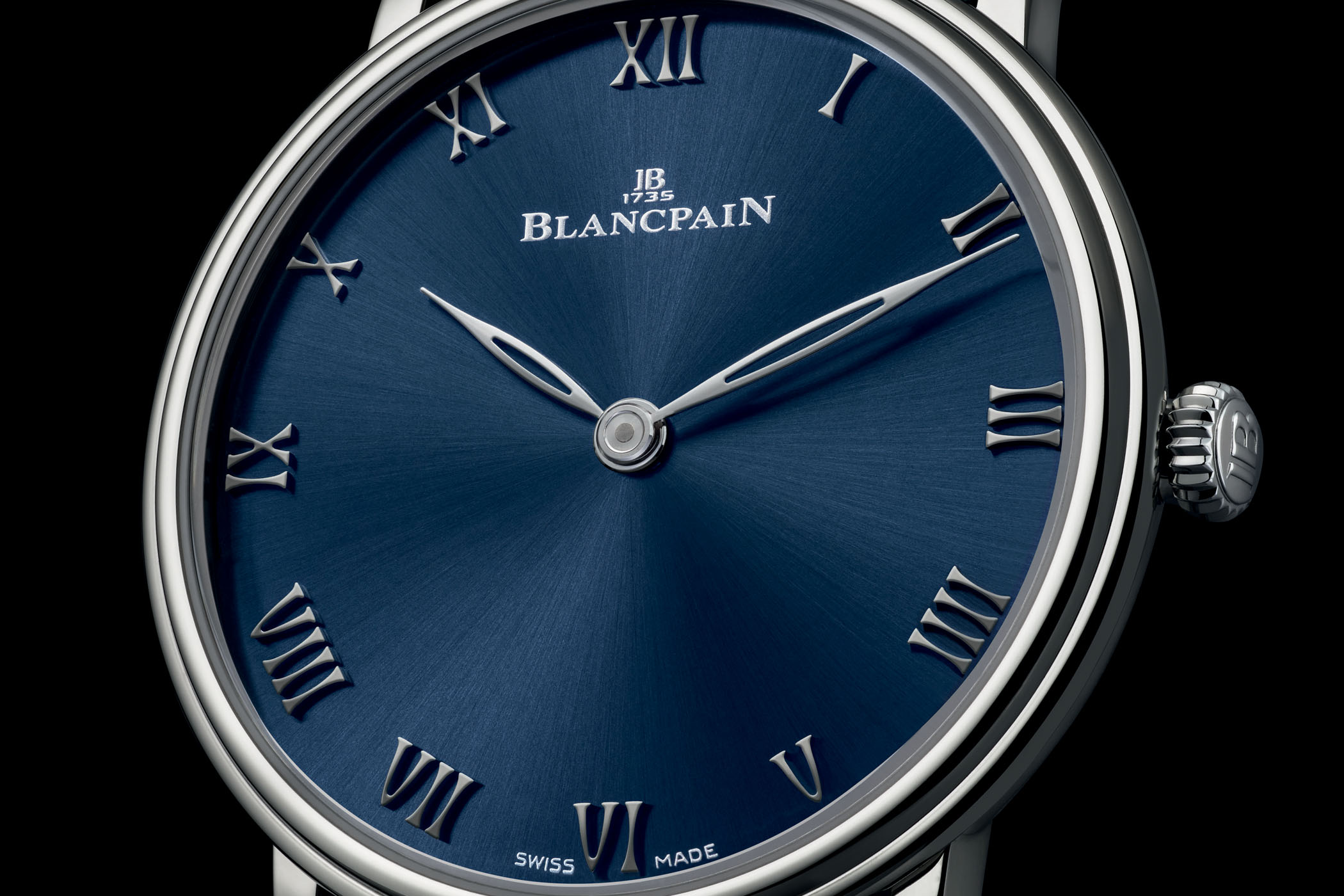 Blancpain Villeret Ultraplate Platinum Boutique Exclusive Blue