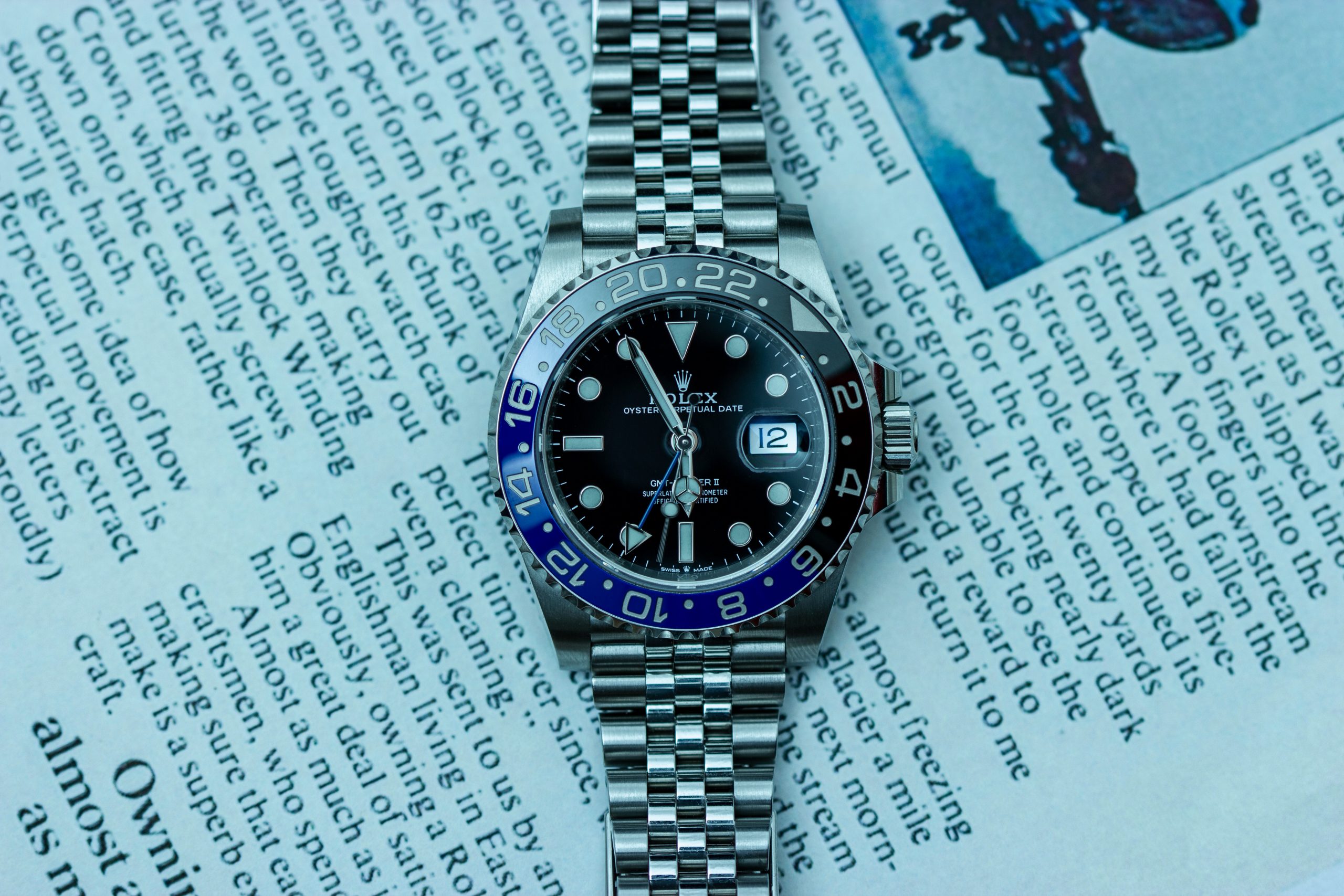 Gmt master hot sale 2 blue