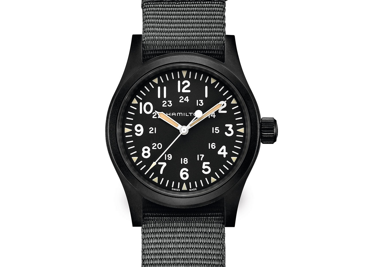 Hamilton Khaki Field Mechanical Black 38mm Watch For 2020