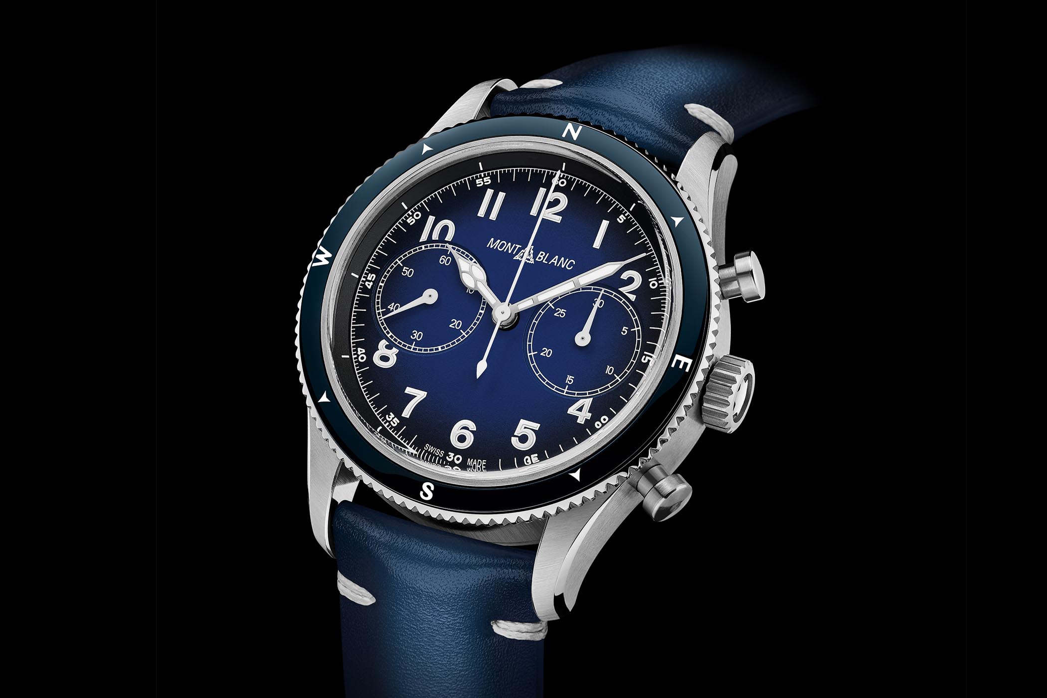 Chronograph blue deals