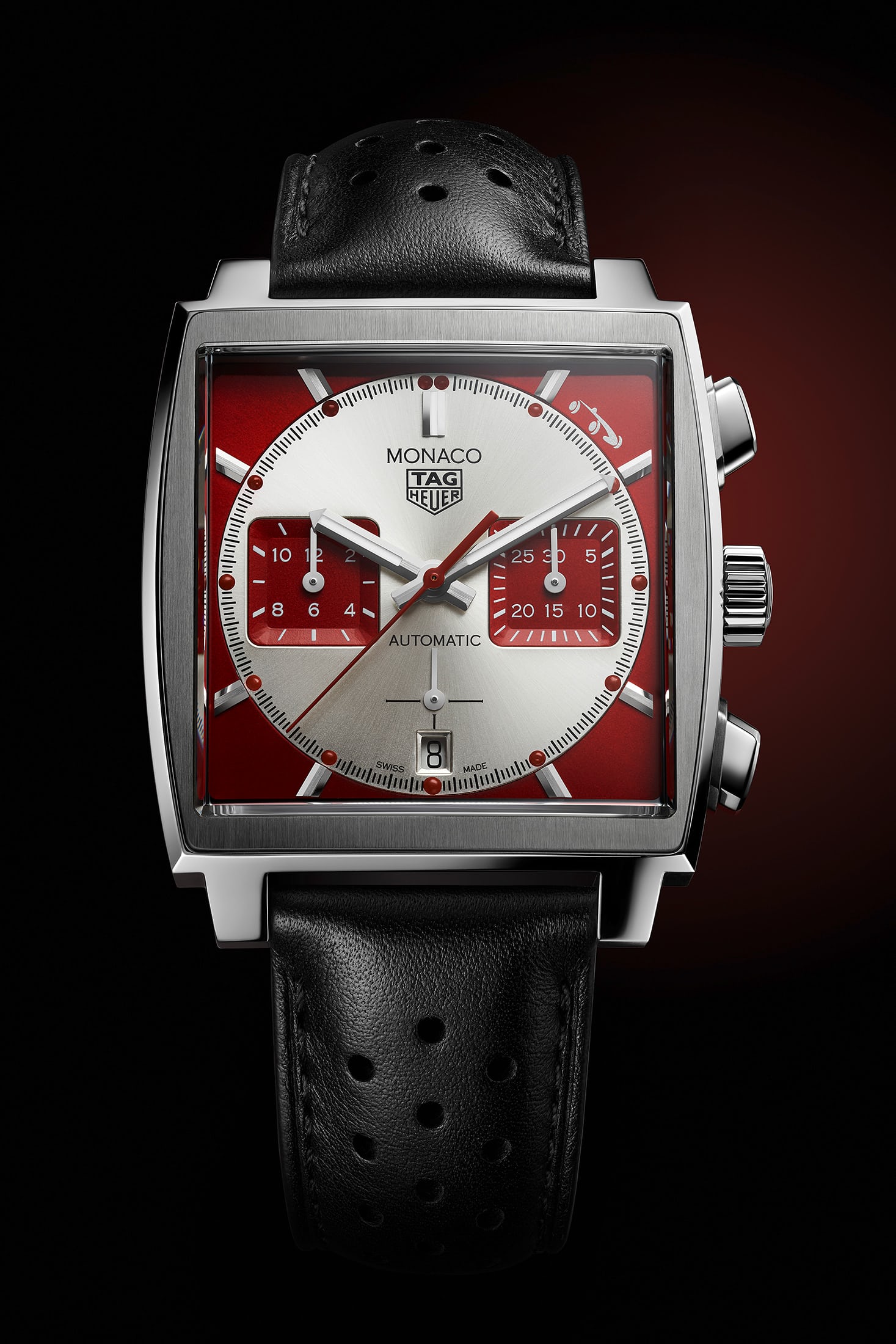 Tag heuer monaco rosso deals