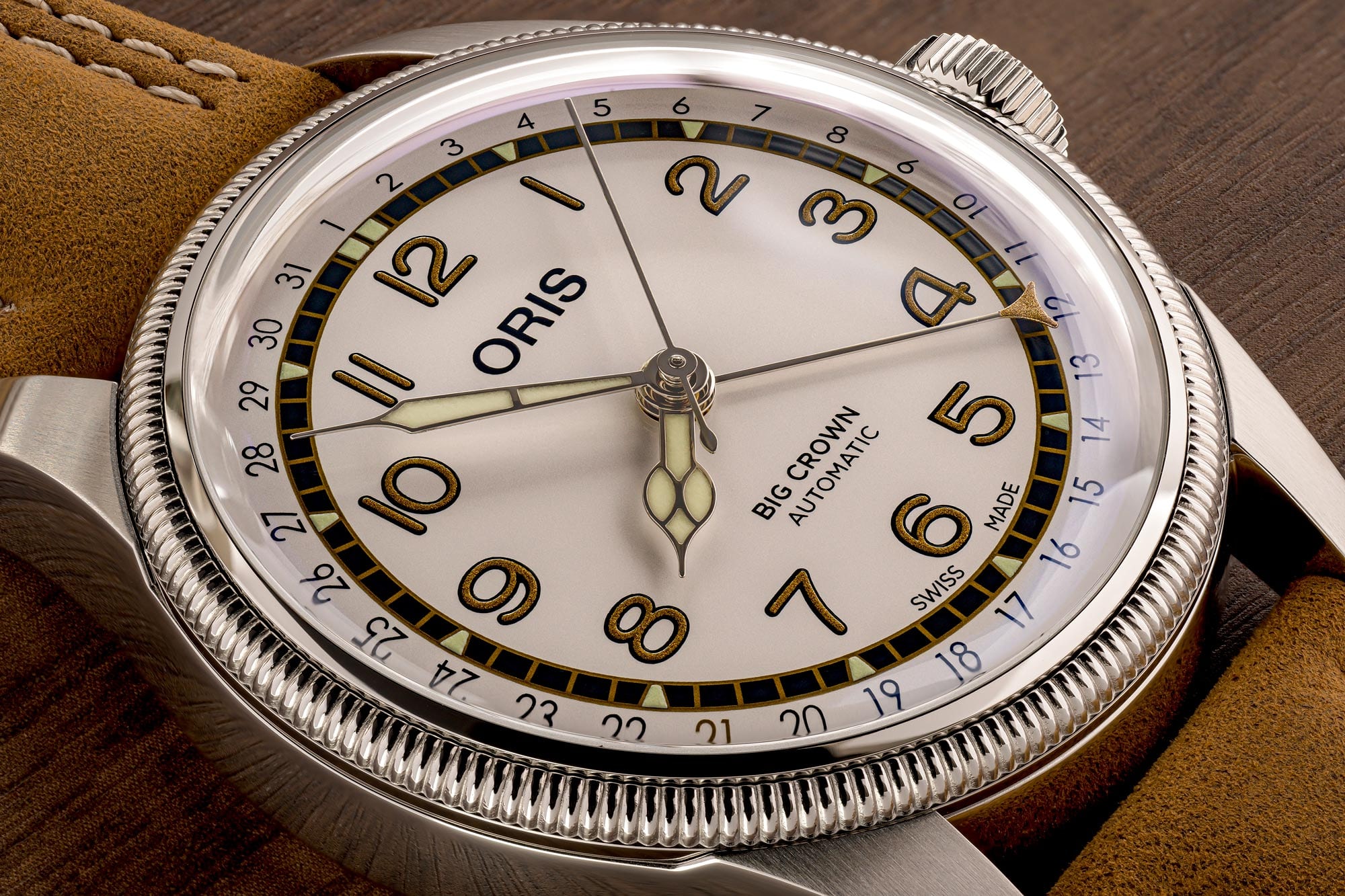Introducing The Oris Big Crown Pointer Date Roberto Clemente Limited Edition Watch WristReview Featuring Watch Reviews Critiques Reports News