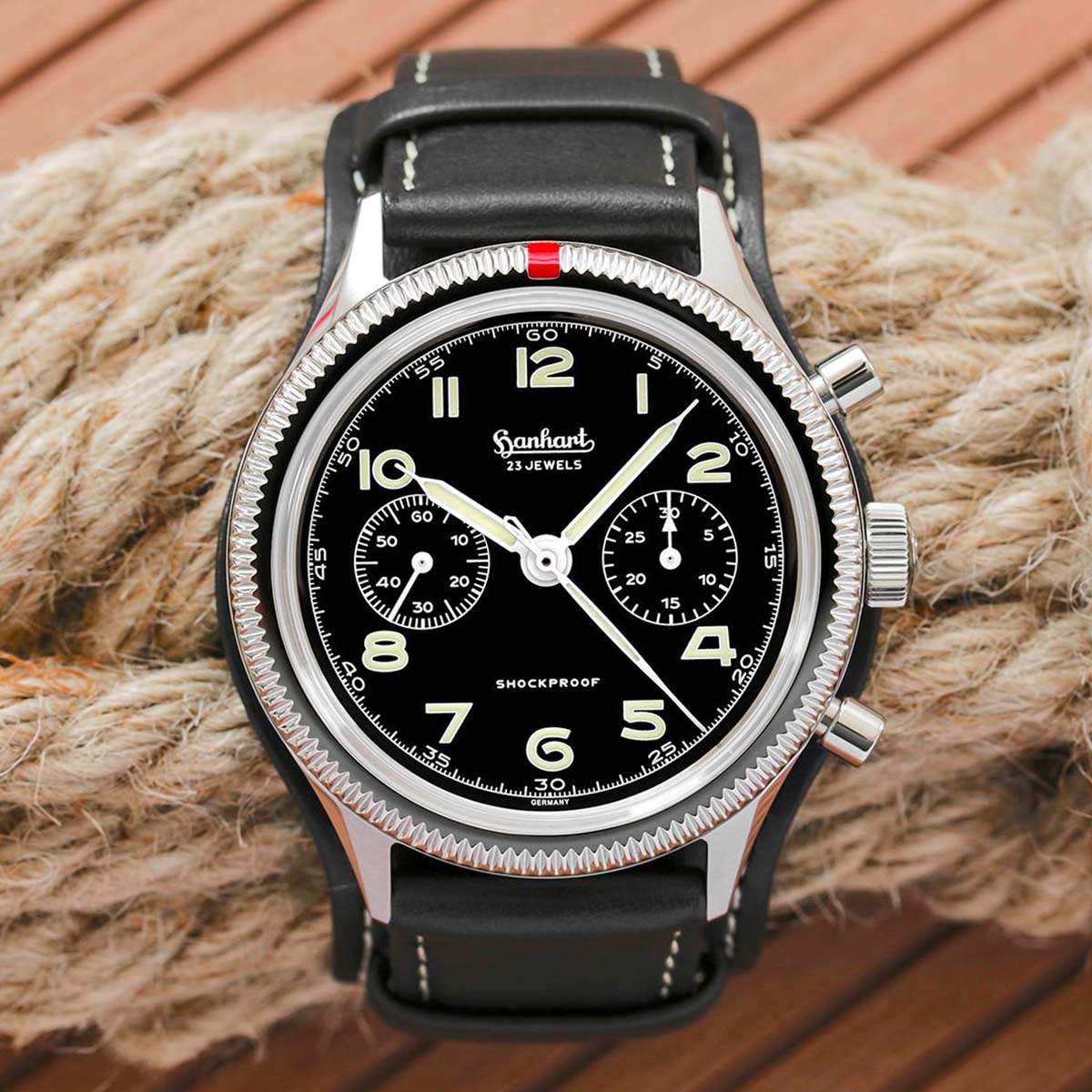 Introducing The Hanhart 417 ES Chronograph Watch WristReview Featuring Watch Reviews Critiques Reports News