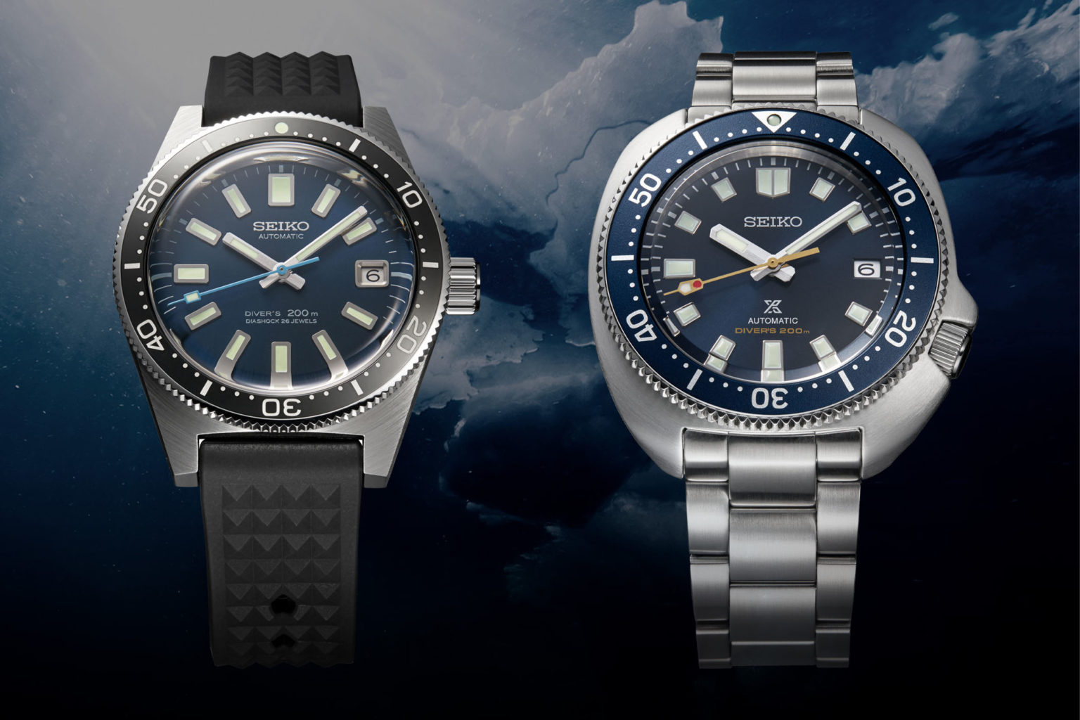 Seiko Prospex Diver 55th Anniversary SLA043J1 And SPB183J1 Watch ...