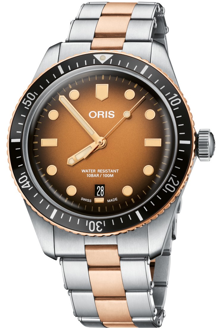 Oris Divers Sixty Five Watch Now With Brown Gradient Dial