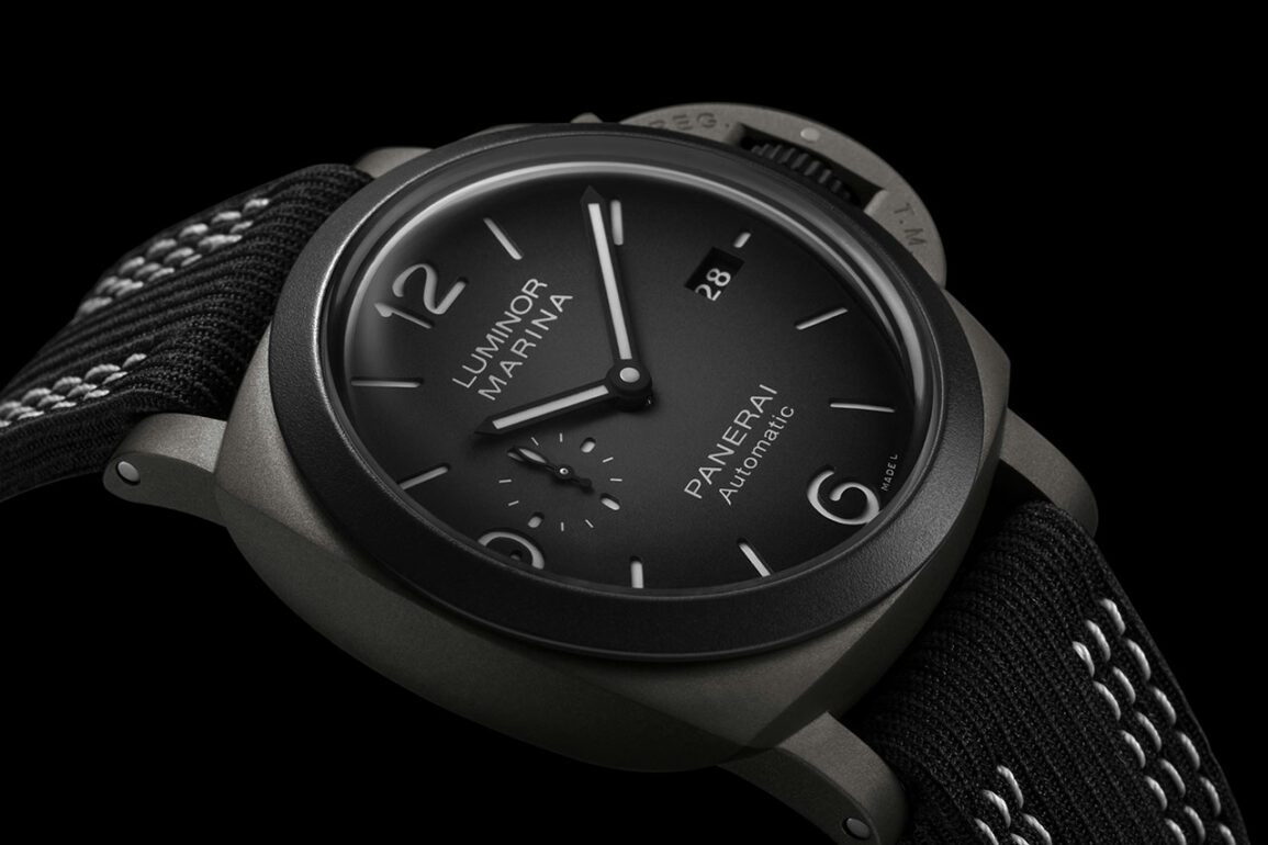 Introducing The Panerai Luminor Marina 44 mm Guillaume Nery Edition PAM01122 Watch WristReview Featuring Watch Reviews Critiques Reports News