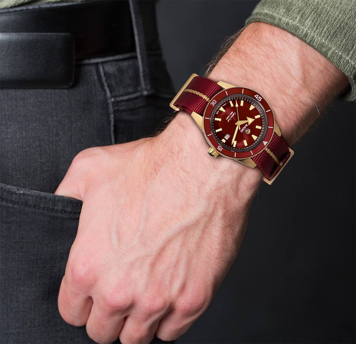 Maroon watch clearance