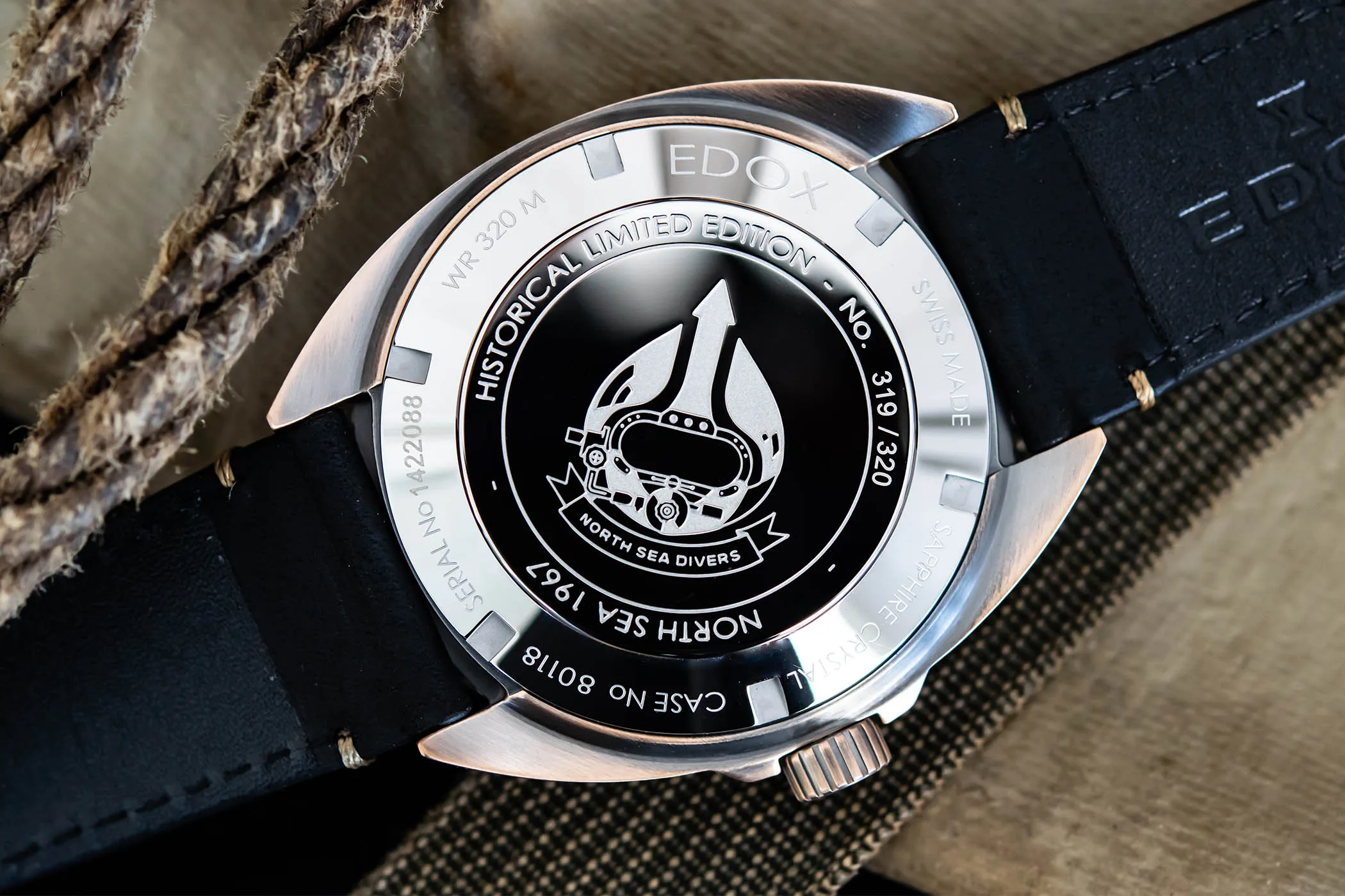 Introducing The Edox North Sea 1967 Historical Bronze Limited