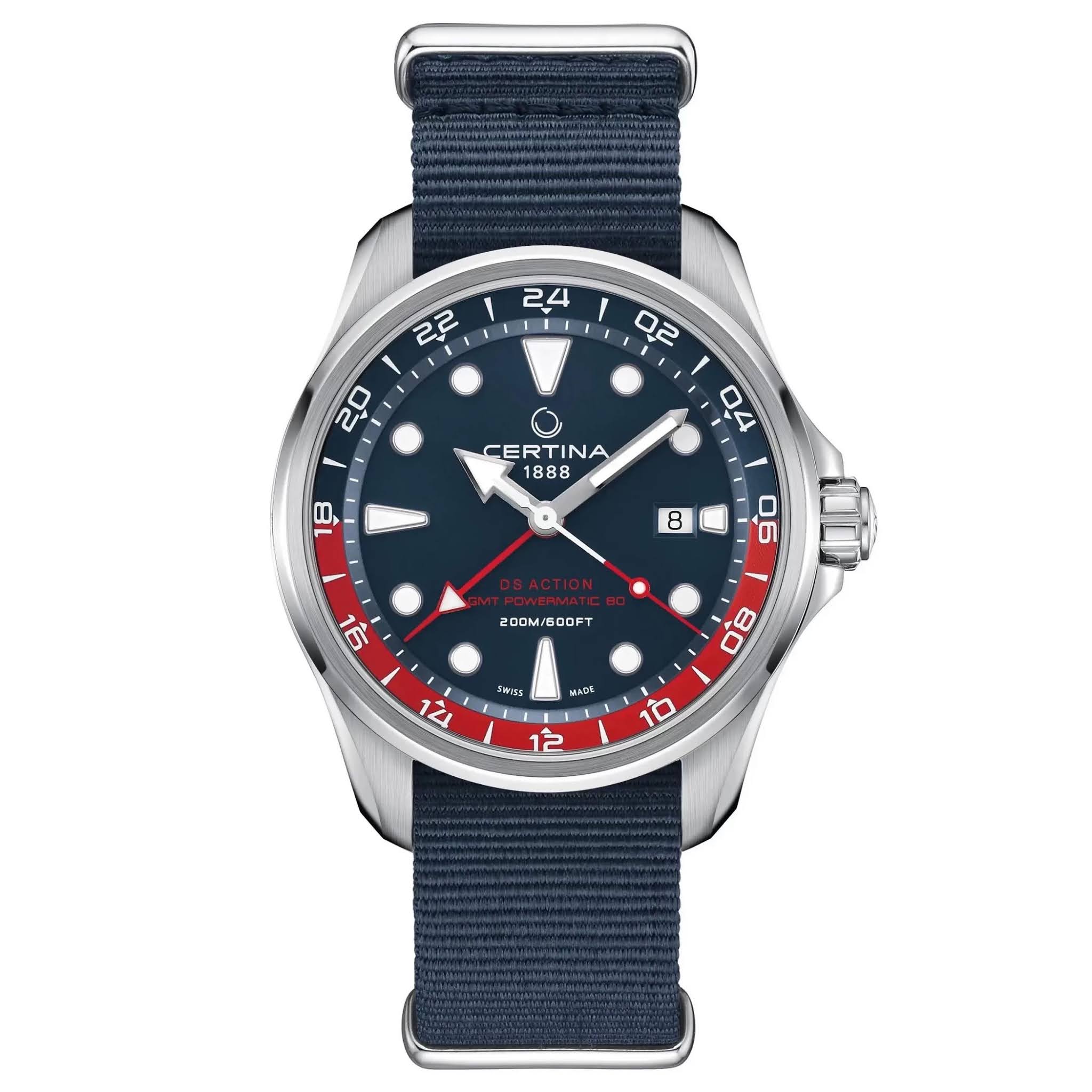 Certina DS Action GMT Pepsi Watch WristReview Featuring