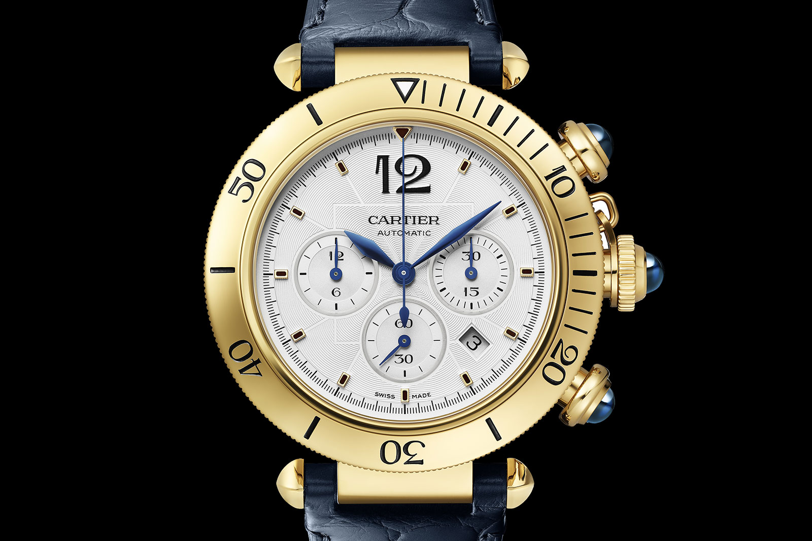 Introducing The Cartier Pasha de Cartier 41mm Chronograph Watch WristReview Featuring Watch Reviews Critiques Reports News