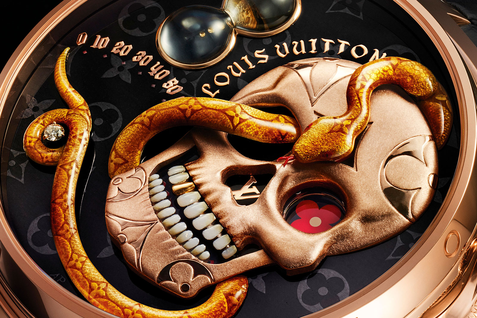 Louis Vuitton: Louis Vuitton Presents Its New Tambour Fiery Heart Automata  Watch - Luxferity
