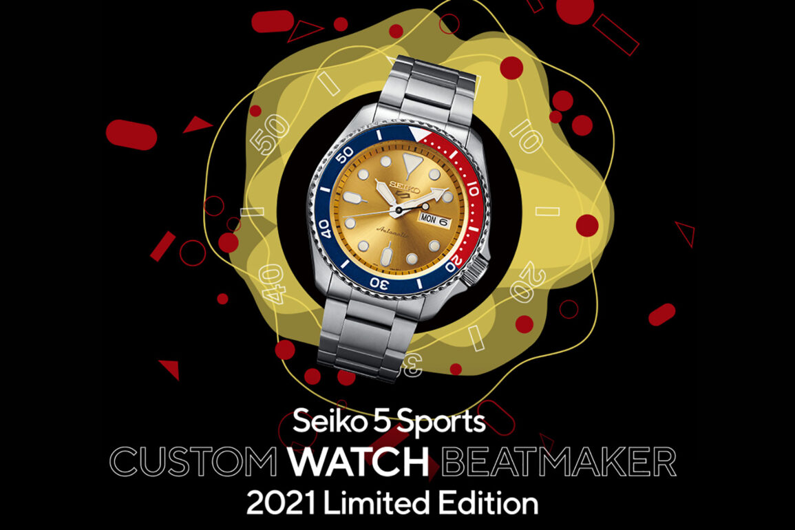 【限定2021本】SEIKO 5 CUSTOM WATCH BEATMAKER Seiko-5-Sports-Custom-Watch-