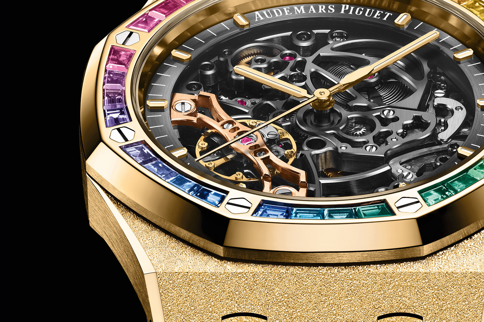 Audemars Piguet 26735ST Royal Oak 50th Anniversary Flying Tourbillon  Openworked - Official Watches - YouTube