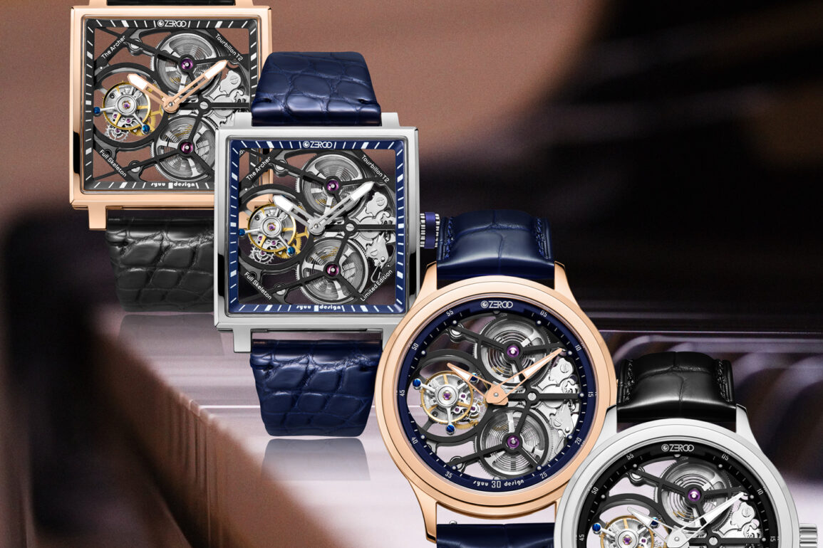 時計 ZEROOTIME T1 ARCHER ZEROO T1 THE ARCHER FULL SKELETON TOURBILLON – ZEROO TIME Co.