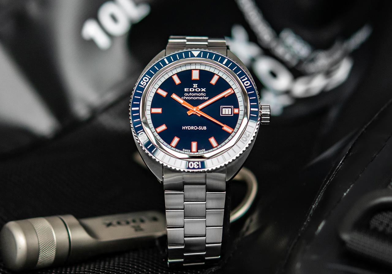 Edox Unveils The New Hydro Sub Automatic Chronometer Watch WristReview Featuring Watch Reviews Critiques Reports News