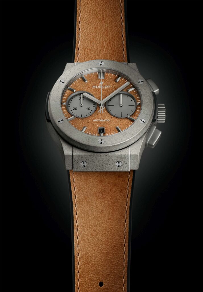 Introducing The Hublot Classic Fusion Chronograph Concrete Sand Special ...
