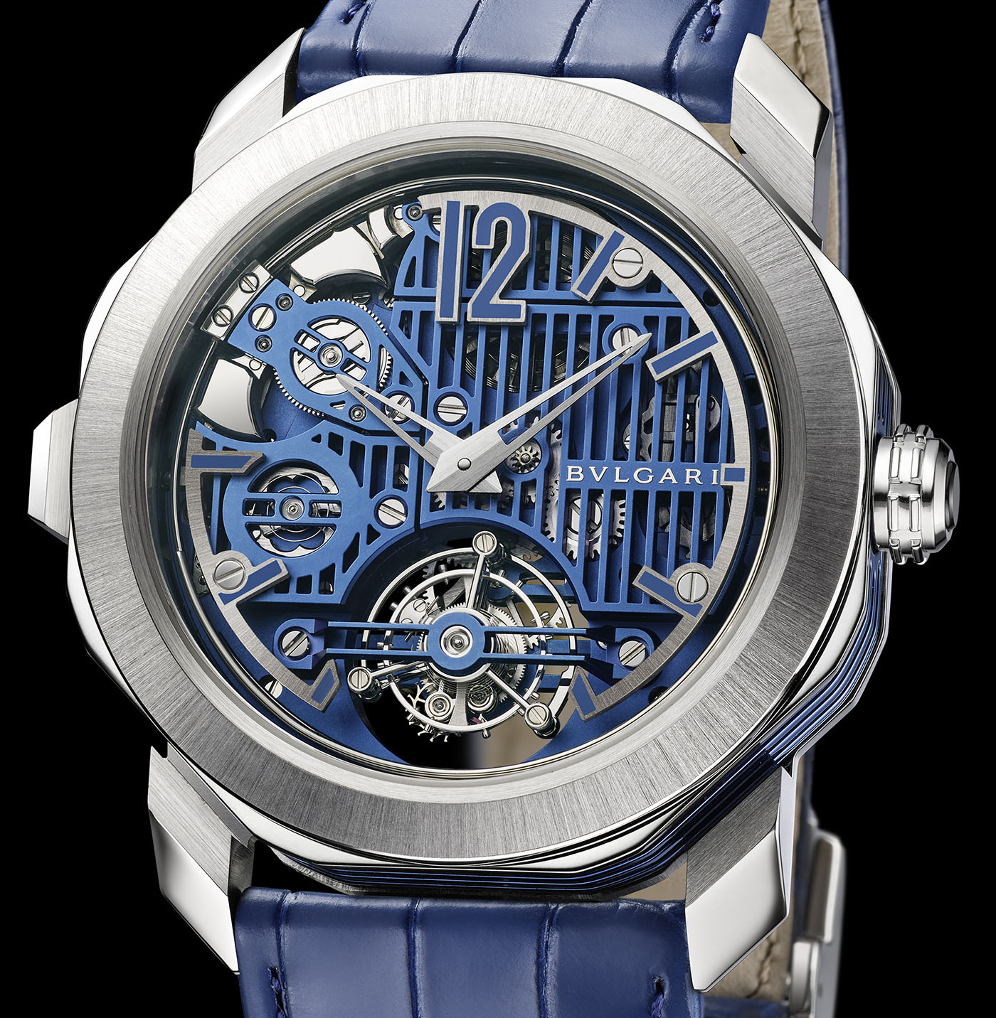 Bulgari Unveils The Octo Roma Blue Carillon Tourbillon Limited Edition Watch