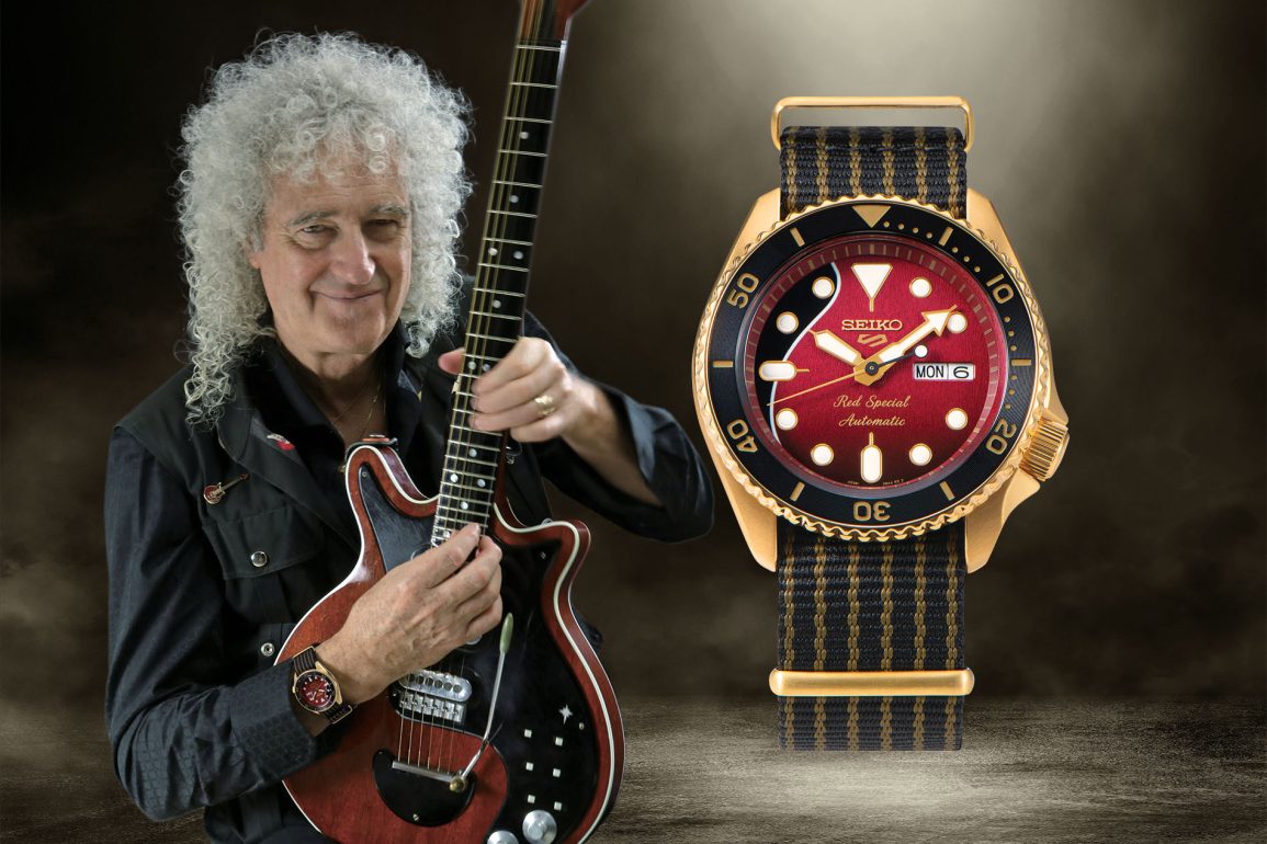 Introducing The Seiko 5 Sports Brian May Special Edition SRPH80K1 Watch WristReview Featuring Watch Reviews Critiques Reports News