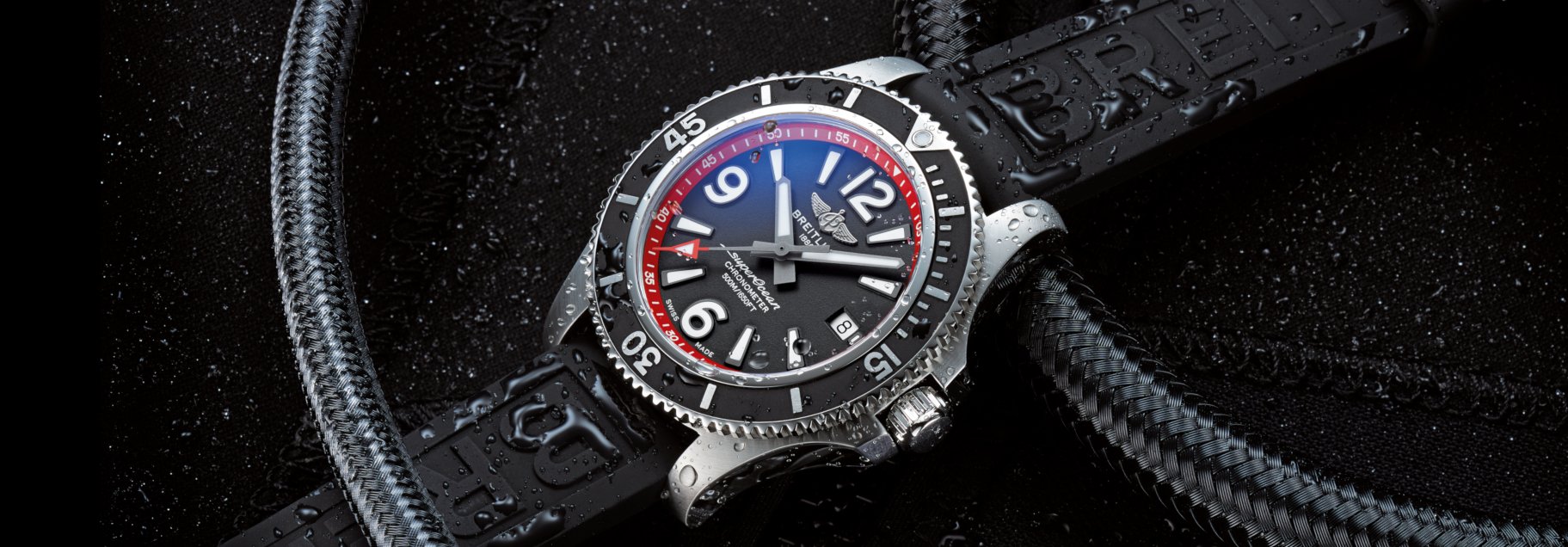 Breitling cheap superocean red
