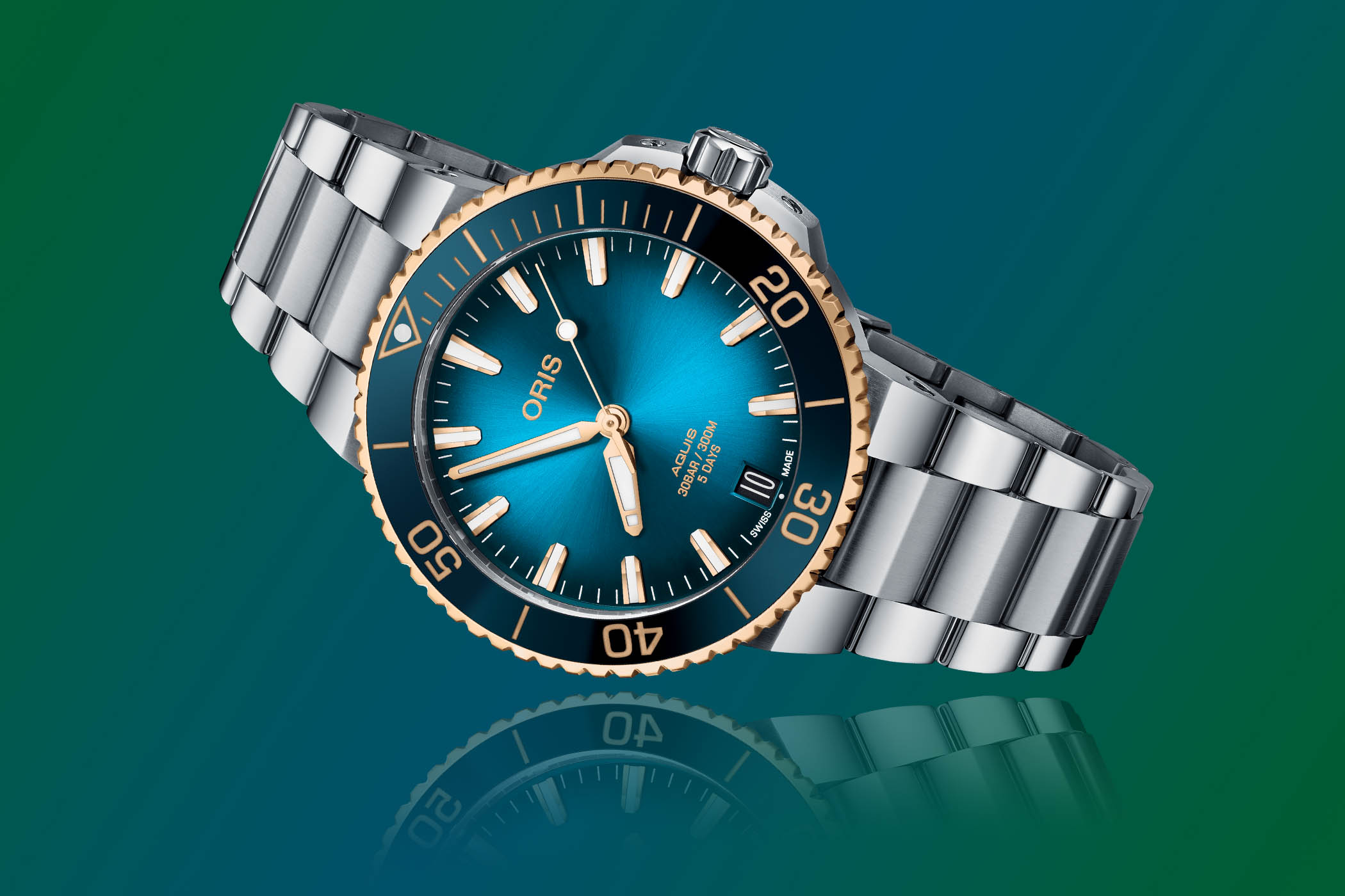 Introducing The Oris Aquis Date Calibre 400 41.5mm Bi Color