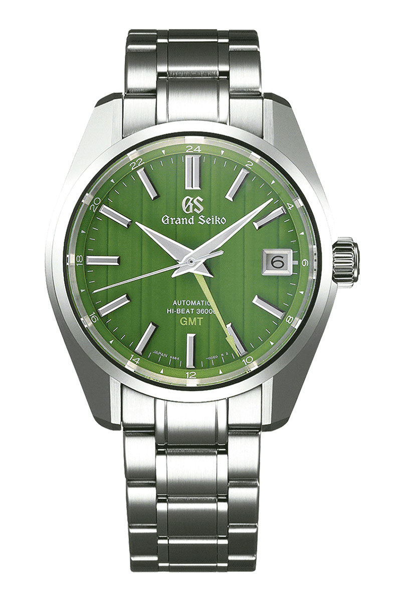 Grand Seiko Unveils The GMT Peacock SBGJ261 And Green Bamboo