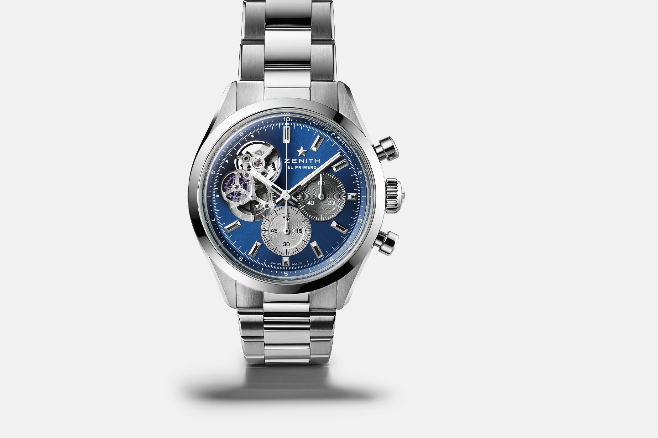 Zenith Introduces The Chronomaster Open Blue Boutique Edition