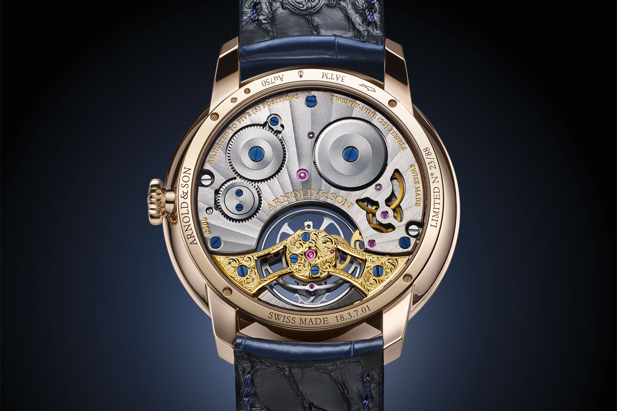Arnold & Son Unveils The Ultrathin Tourbillon Gold Watch