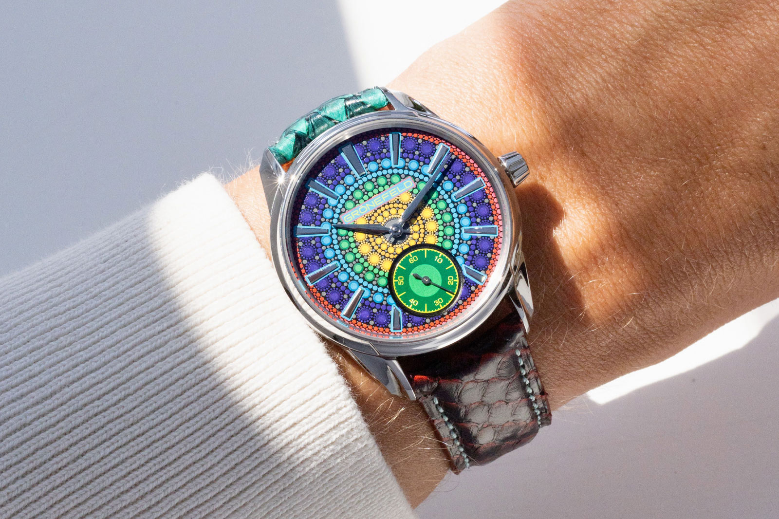 1994 Green Sun Mandala Yoga Swtach Watch, Rare Swiss Unisex Swatch Quartz  Watch | eBay