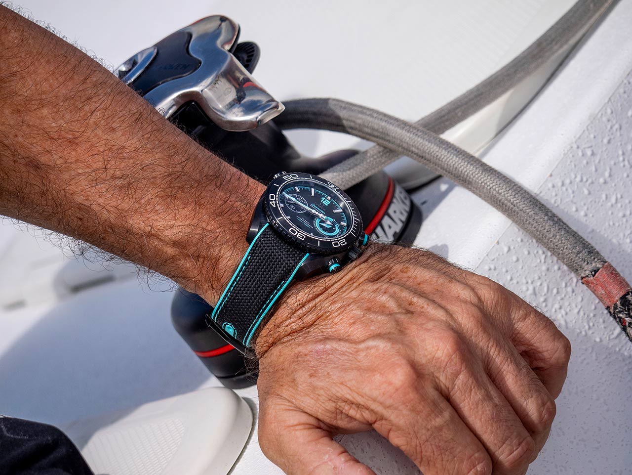 Introducing The Omega Seamaster Planet Ocean Deep Black ETNZ