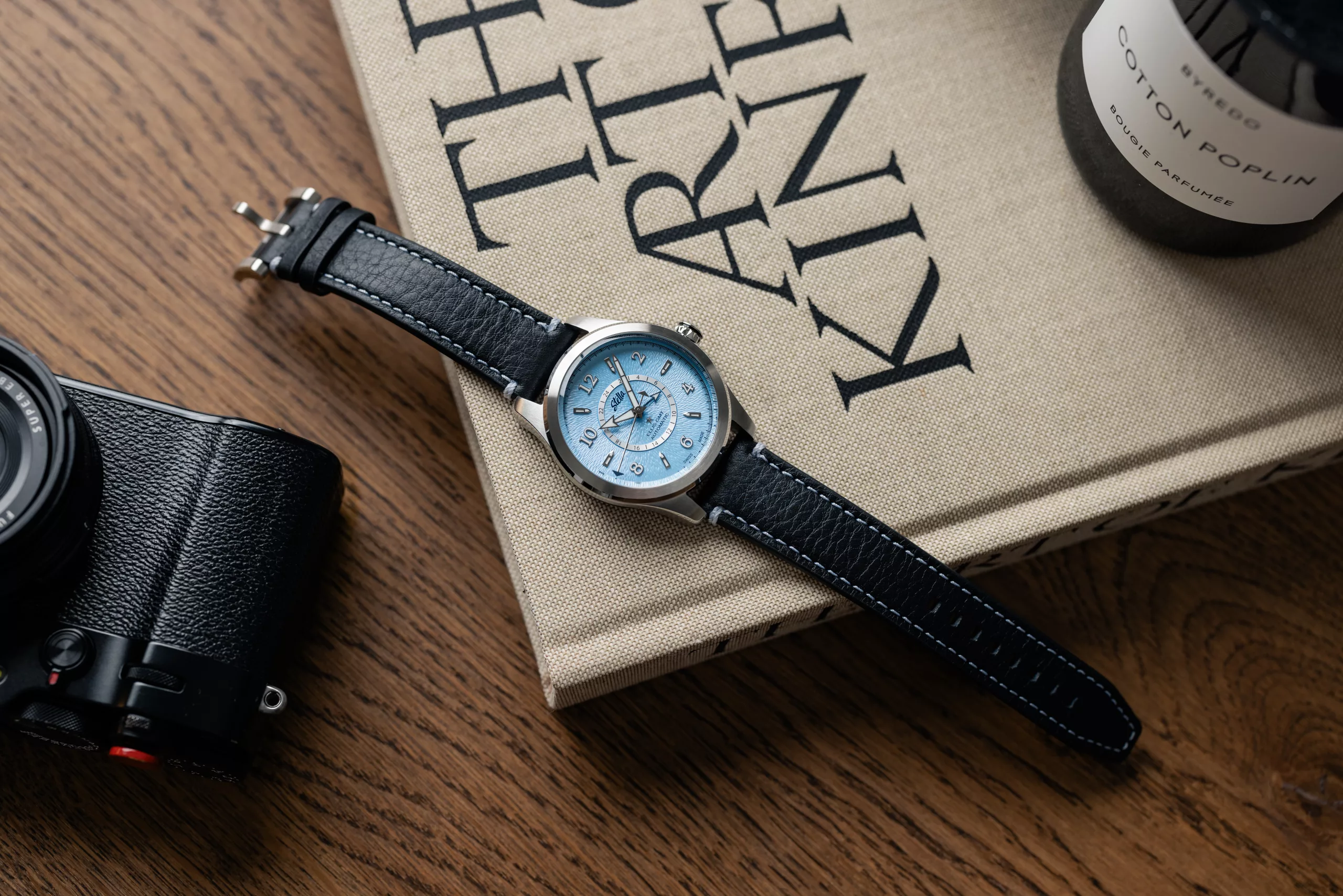 Hands-On: Stella Watch Company Ellis GMT Ice Blue Watch
