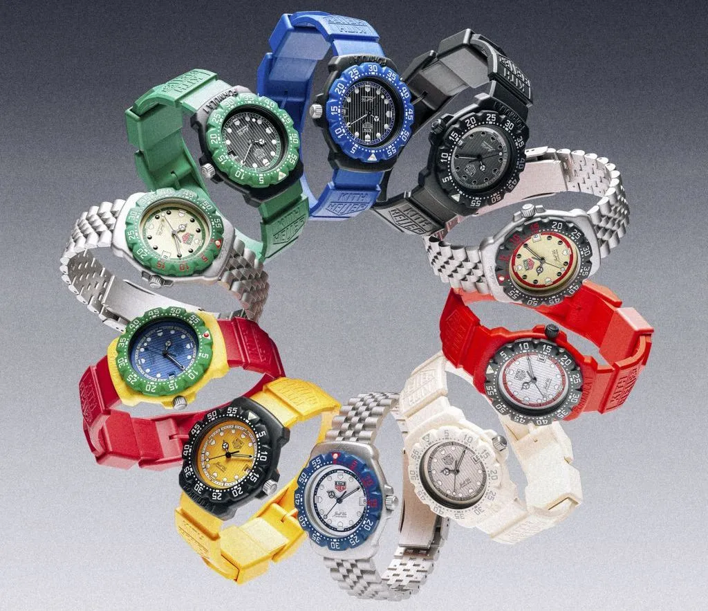 Introducing A Set Of Ten TAG Heuer Formula 1 Watches In