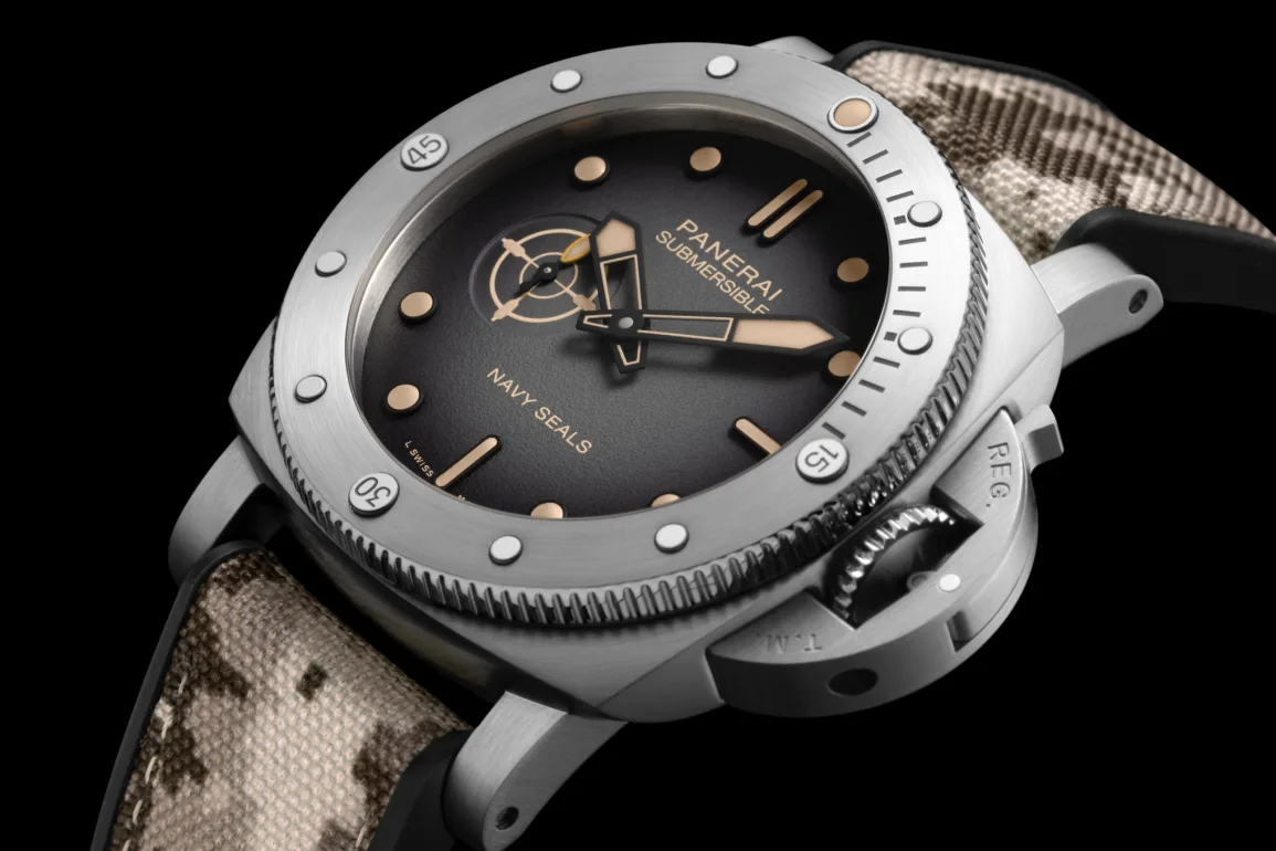 PANERAI マーク入りステンレススチール dバックル社外 Panerai デプロワイヤントバックル ポリッシュスティール、22mm