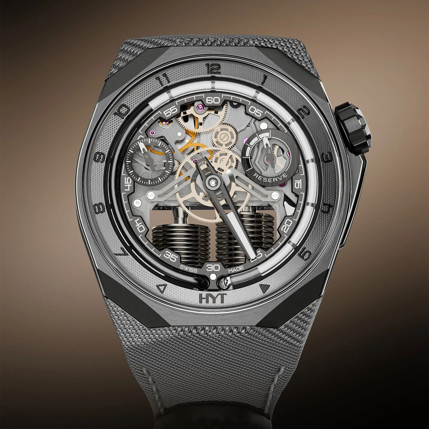 HYT Unveils The New Monochromatic HYT S1 Titanium “Japan Limited