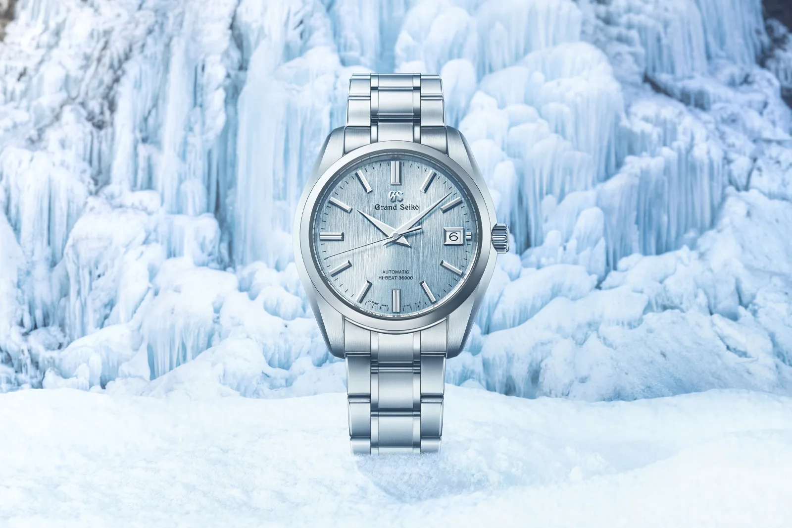 ＳＥＩＫＯ　ＬＩＶＥ　９８　ＦＯＲＥＶＥＲ Grand Seiko Reimagine 'Icefall' Hi-Beat 1998 Revival in Titanium