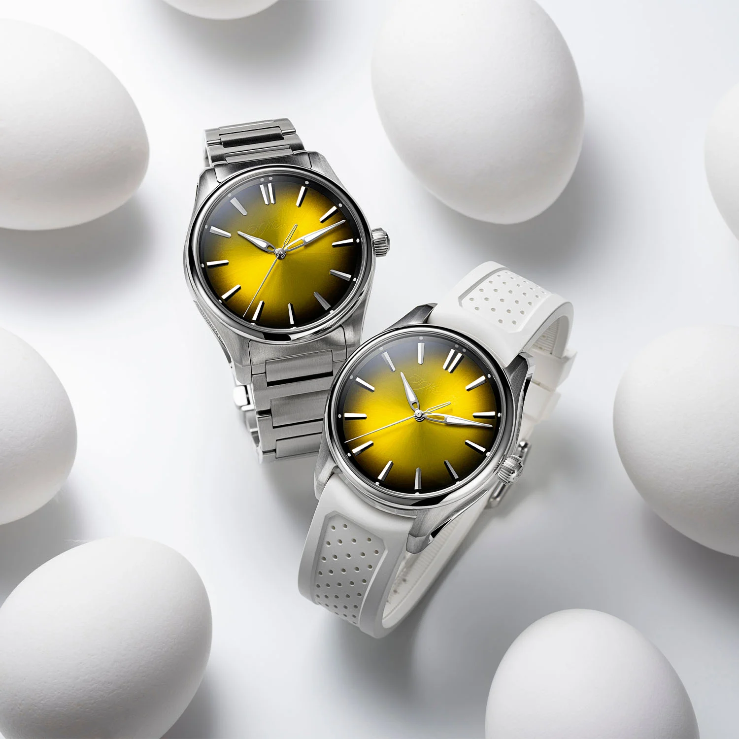 Introducing H. Moser & Cie Pioneer Centre Seconds Sunny-Side Up Watch