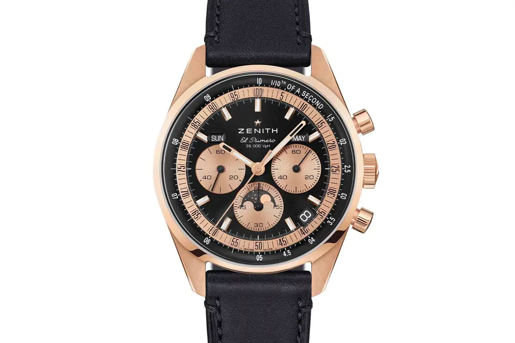 Zenith Unveils The Chronomaster Original Triple Calendar Rose Gold