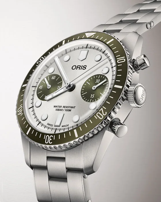 Oris Divers Sixty-Five Chronograph 40mm 'Ocean Green' Watch