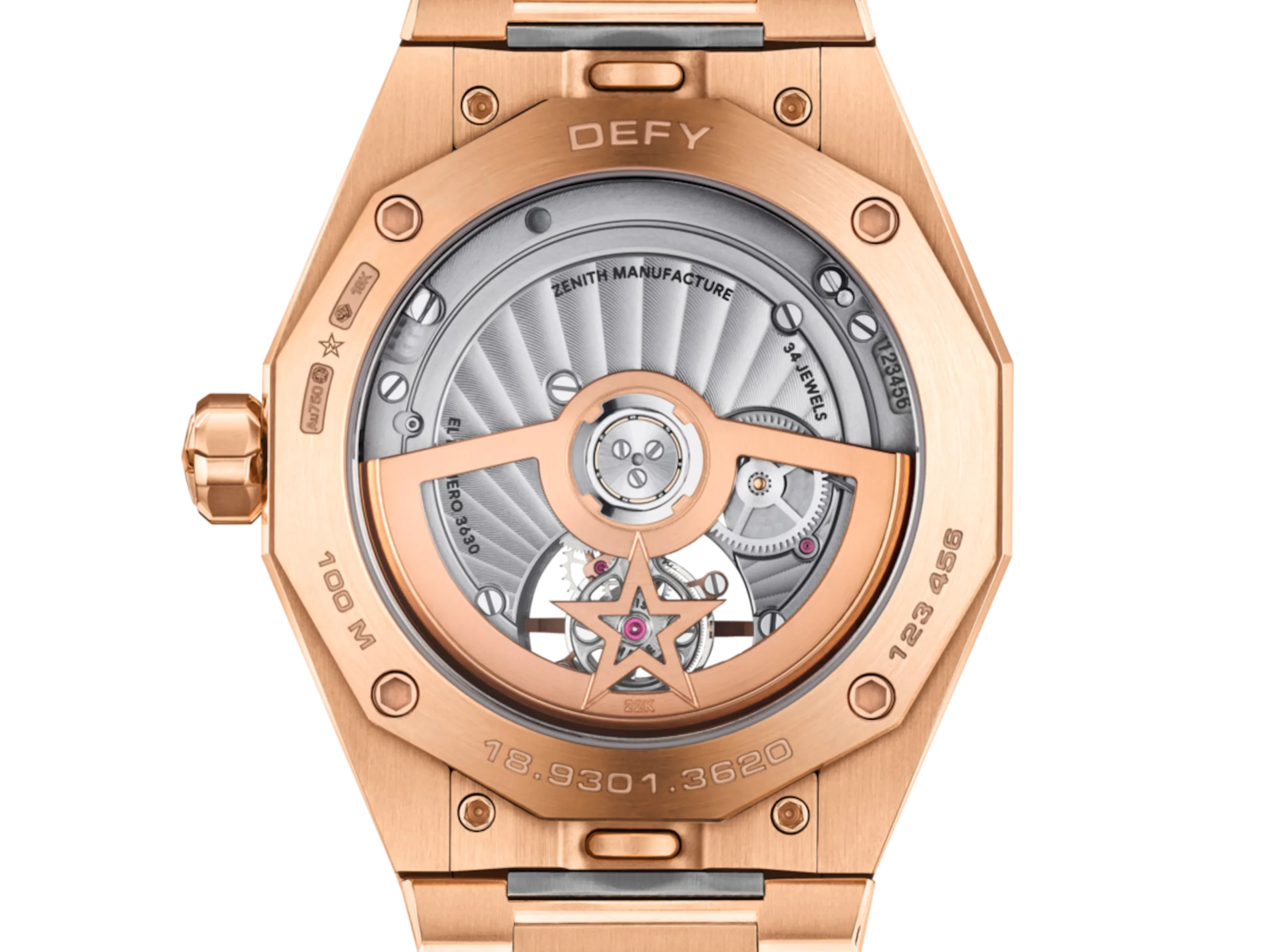 Zenith Unveils Four New Full-Gold Defy Skyline Watches