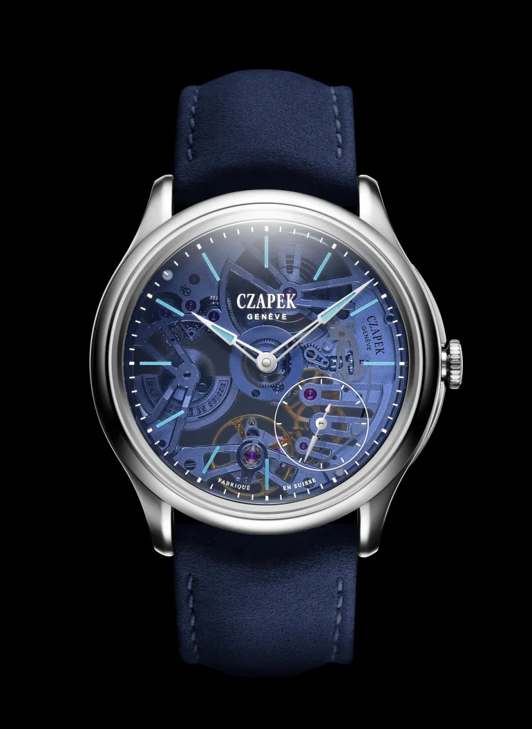 Czapek Promenade Transparencies Aqua Blue